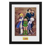 GB eye Hunter X Hunter Key Art Map 30 x 40cm Framed Collector Print