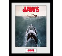 GB eye Jaws Key Art 30 x 40cm Framed Collector Print
