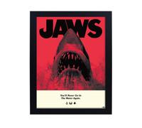 GB Eye Jaws Red 30 X 40Cm Framed Collector Print