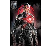 GB eye, Justice League, Cyborg Solo, Maxi Poster 61x91.5cm, Wood, Various, 65 x 3.5 x 3.5 cm