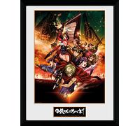 GB eye Kabaneri of the Iron Fortress Collage Framed Print, Wood, Various,