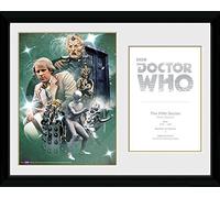 GB eye Ltd, 5th Doctor Peter Davison, Framed Print, 30 x 40 cm, Wood, Assorted