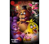 GB eye LTD, Five Nights at Freddys, Group, Maxi Poster, 61x91.5 cm, Paper, Multicolor, 91.5 x 61cm