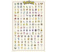 Pokemon Kanto 151 Maxi Poster | OFFICIALLY LICENSED
