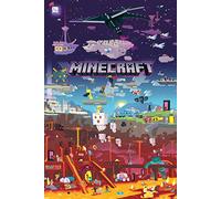 GB eye LTD FP4521 , Minecraft, World Beyond, Maxi Poster, Wood, Multi-Colour, 65 x 3.5 x 3.5 cm