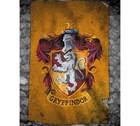 GB eye LTD, Harry Potter, Gryffindor Flag, Mini Poster, 40 x 50 cm, Wood, Various, 65 x 3.5 x 3.5 cm