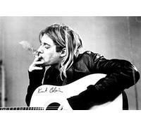 GB eye LTD, Kurt Cobain, Smoking, Maxi Poster, 61 x 91.5 cm, Wood, Multi-Colour