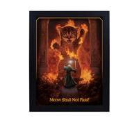 GB Eye Meow Shall Not Pass 30 X 40Cm Framed Collector Print