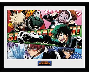GB eye My Hero Academia Powers 30 x 40cm Framed Collector Print