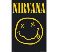 GB eye Nirvana Smiley Poster
