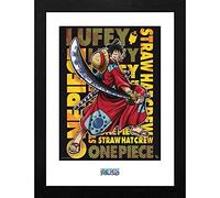 ABYstyle Framed Collector Print One Piece Luffy in Wano Artwork 30 x 40 cm