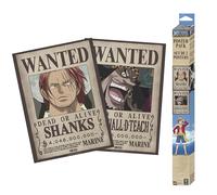GB eye - ONE PIECE Set of 2 Chibi Posters Wanted Shanks & Blackbeard