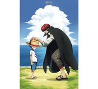 GB eye One Piece Shanks & Luffy 61 x 91.5cm / 24.2 x 35.8 inches Maxi Poster - Shipped Rolled - Art Poster - Wall Posters - Posters & Prints