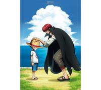 GB eye One Piece Shanks & Luffy 61 x 91.5cm / 24.2 x 35.8 inches Maxi Poster - Shipped Rolled - Art Poster - Wall Posters - Posters & Prints