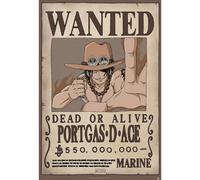 GB Eye One Piece Wanted Ace 61 X 91.5Cm Maxi Poster