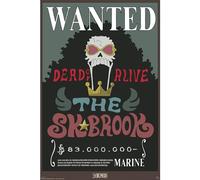 GB eye One Piece Wanted Brook 61 x 91.5cm / 24.2 x 35.8 inches Maxi Poster - Shipped Rolled - Art Poster - Wall Posters - Posters & Prints