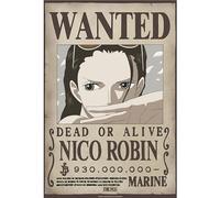 GB eye - ONE PIECE Wanted Nico RobinWano Poster (52 x 38 cm)