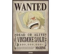 GB eye One Piece Wanted Sanji 61 x 91.5cm / 24.2 x 35.8 inches Maxi Poster - Shipped Rolled - Art Poster - Wall Posters - Posters & Prints