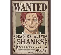 GB Eye - ONE PIECE Wanted Shanks Poster - Official Product - Size 52 x 38 cm - Laminated Paper - Manga Collector Poster