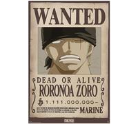 GB eye One Piece Wanted Zoro Wano 61 x 91.5cm / 24.2 x 35.8 inches Maxi Poster - Shipped Rolled - Art Poster - Wall Posters - Posters & Prints