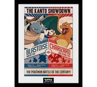 GB Eye Pokémon Red Vs Blue 30 X 40Cm Framed Collector Print