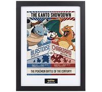GB eye Pokémon Red vs Blue 30 x 40cm Framed Collector Print