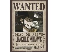 GB eye Poster One Piece Wanted Mihawk Wano 38x52cm