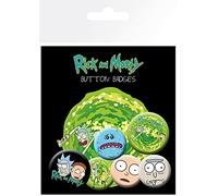 GB eye Rick & Morty Characters Badge Pack