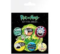 GB eye Rick & Morty Mix Badge Pack