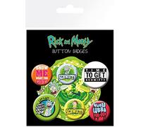 GB eye Rick & Morty Quotes Badge Pack