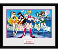 GB eye Sailor Moon Group 30 x 40cm Framed Collector Print