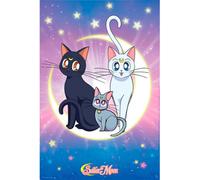 GB Eye Sailor Moon Luna, Artemis & Diana 61 X 91.5Cm Maxi Poster
