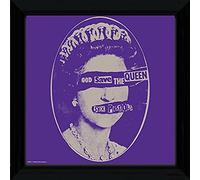 GB eye Sex Pistols God Save The Queen 30 x 30cm Framed Collector Print