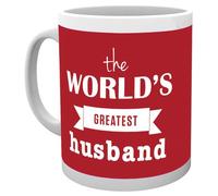 GB eye "World's Greatest Husband" Valentines Mug, Multi-Colour