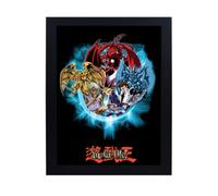 GB Eye Yu-Gi-Oh Blue 30 X 40Cm Framed Collector Print