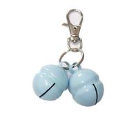 GB Falconry Blue Quality Lahore Bells for Dogs Size 9 (A pair with Lobster Clasp & split ring)