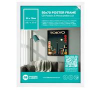 GB eye Contemporary Wooden White Picture Frame - 50 x 70cm