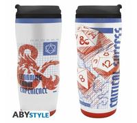 ABYSTYLE - Dungeons and Dragons - Travel Mug Sketch of Dice, ABYTUM086