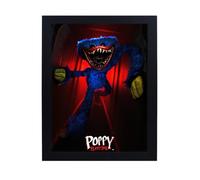 Gb Posters Poppy Playtime Huggy Wuggy 30 x 40cm Framed Collector Print - Art Poster - Wall Posters - Posters & Prints