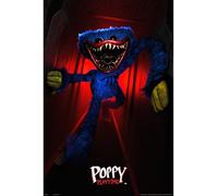 Gb Posters Poppy Playtime Huggy Wuggy Poster - Shipped Rolled - Art Poster - Wall Posters - Posters & Prints (61 x 91.5cm, Unframed, Glossy film)
