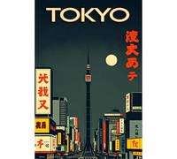 Gb Posters Tokyo Night 61 x 91.5cm / 24.2 x 35.8 inches Maxi Poster - Shipped Rolled - Art Poster - Wall Posters - Posters & Prints