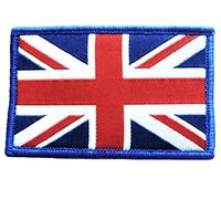 GB Union Jack Patch Separate Hook and Loop Fastening Back UBAC Army Red White Blue Military Flag Badge UK Forces