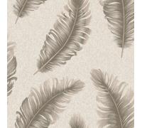 Belgravia Décor Ciara Feather Mocha Wallpaper