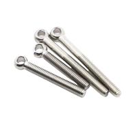 GB798 1/2/5pcs 304 Stainless Steel Ring Link Fisheye Eye Slip Hole Bolt Screw M6-M12(60mm,M5 5pcs)