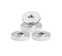 GB807 304 Stainless Steel Knurled Thumb Nut Hand Tighten Nut M2-M12(M2.5 (10Pcs))