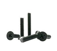 GB819 Cross Flat Countersunk Head Bolt Screw M1.6 M2 M2.5 M3 M4 M5 M6 M8 Black 304 A2-70 Stainless Steel High Quality(5mm)