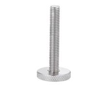 GB835 M2 M2.5 M3 M4 M5 M6 M8 M10 304 Stainless Steel Knurled Flat Flat Head Hand Twisted Curtain Wall Glass Finger Bolt(M6x30mm-1Pcs)