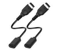 GBA SP to USB C Adapter, USB Type C Adapter for Nintendo DS Original and Gameboy Advance GBA SP Consoles Charging Cable, 2 Pack