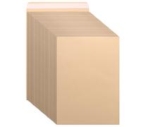 GBACHOOSE 100 Pcs A4 Kraft Envelope, 324×229mm Self Seal Pocket Envelopes, 120 GSM Peel & Seal Wallet Envelopes, Brown Letter Envelope for Mailing, Posting Shipping Storing Documents
