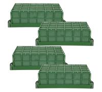 GBACHOOSE 4 Pcs Floral Foam Cages, 23cm Grid With Plastic Frame for Fresh Flowers, Party Wedding Dinner Decor